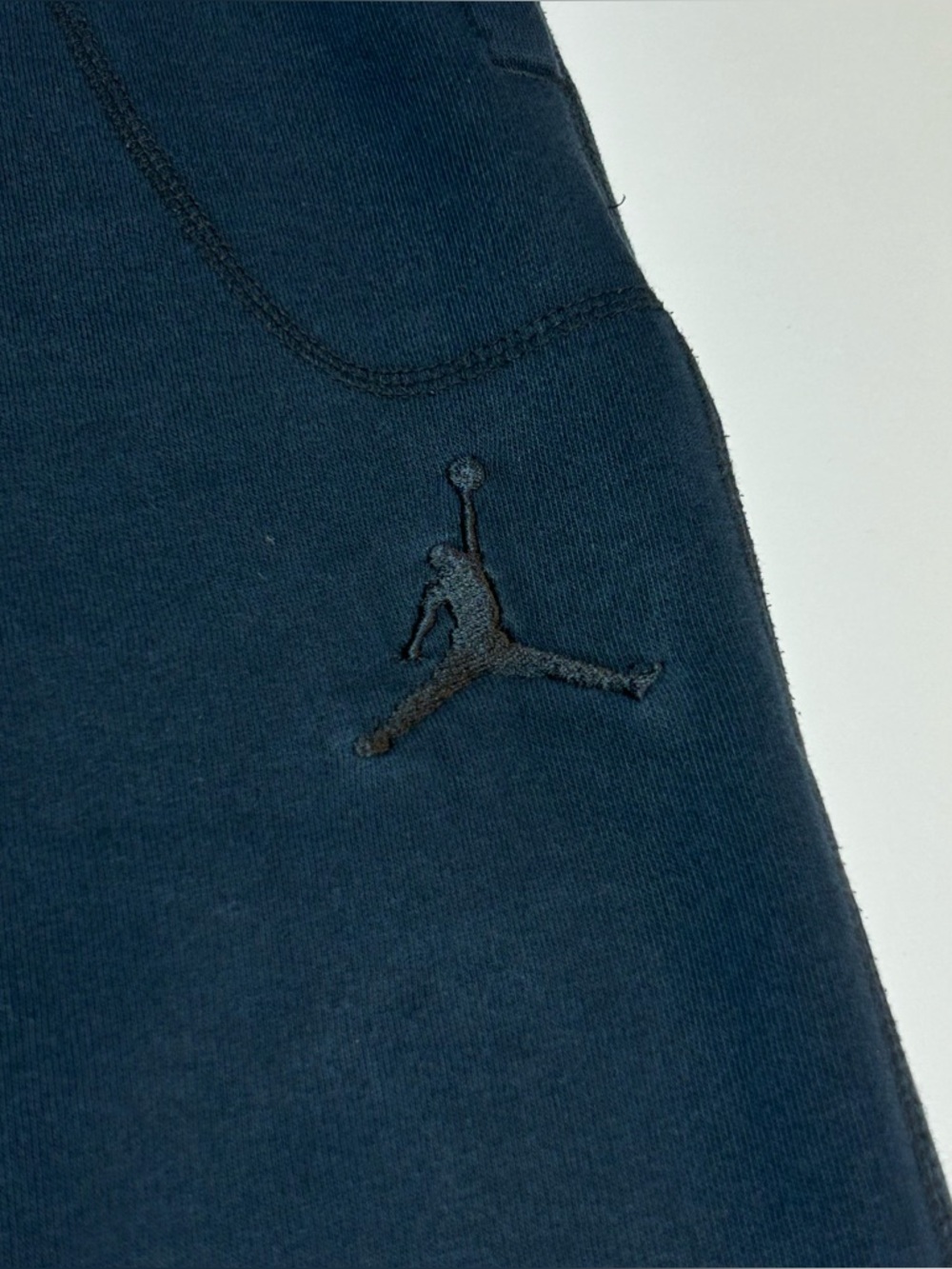 Jordan Brooklyn Fleece Wide-Leg Sweatpants Black Jumpman Joggers - Picture 2 of 12